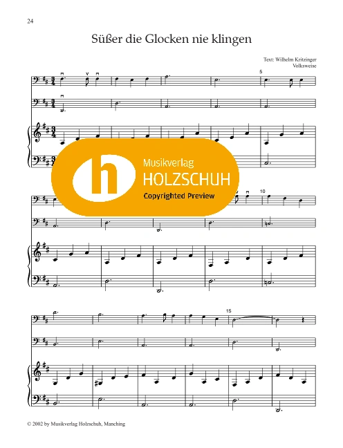 Süßer die Glocken nie klingen